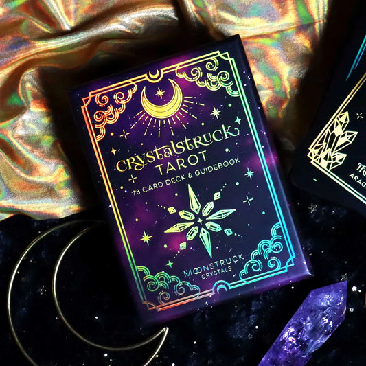 Moonstruck Crystals Mini Gold Tarot Deck