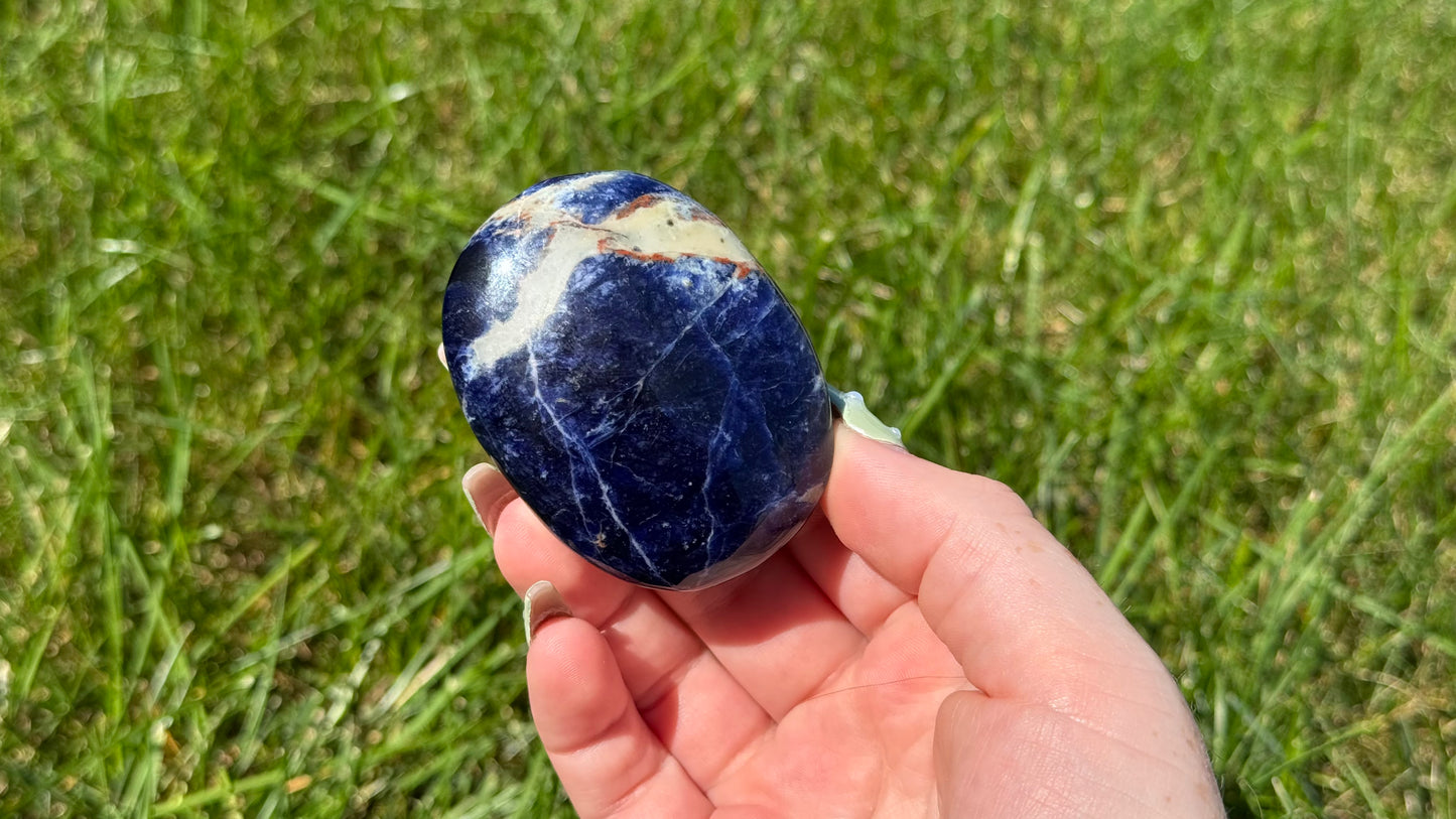 Sodalite Palm Stone - Personal Collection Destash