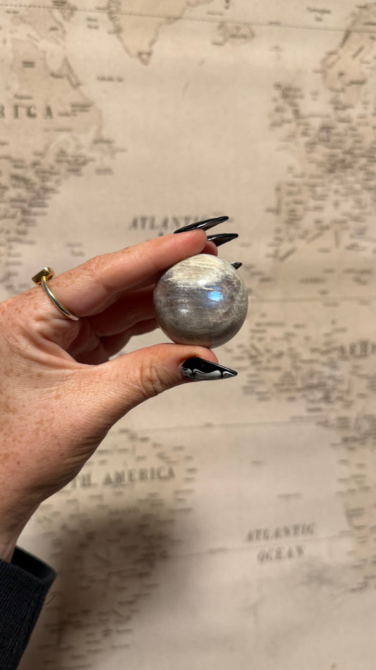 Sunstone Moonstone Sphere - Personal Collection Destash