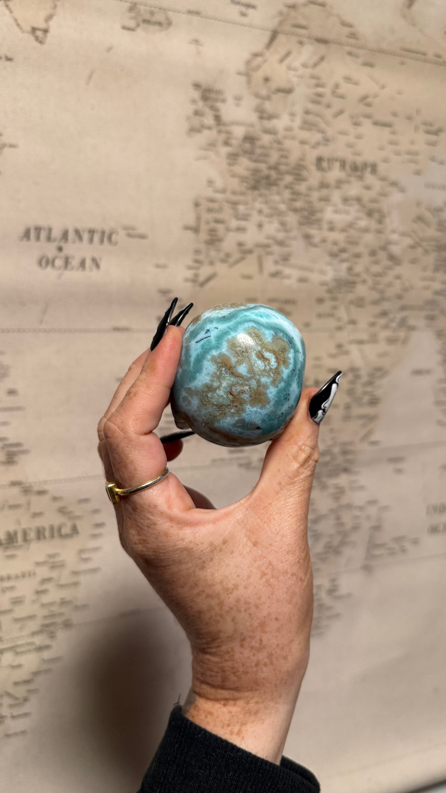 Larimar Skull - Personal Collection Destash