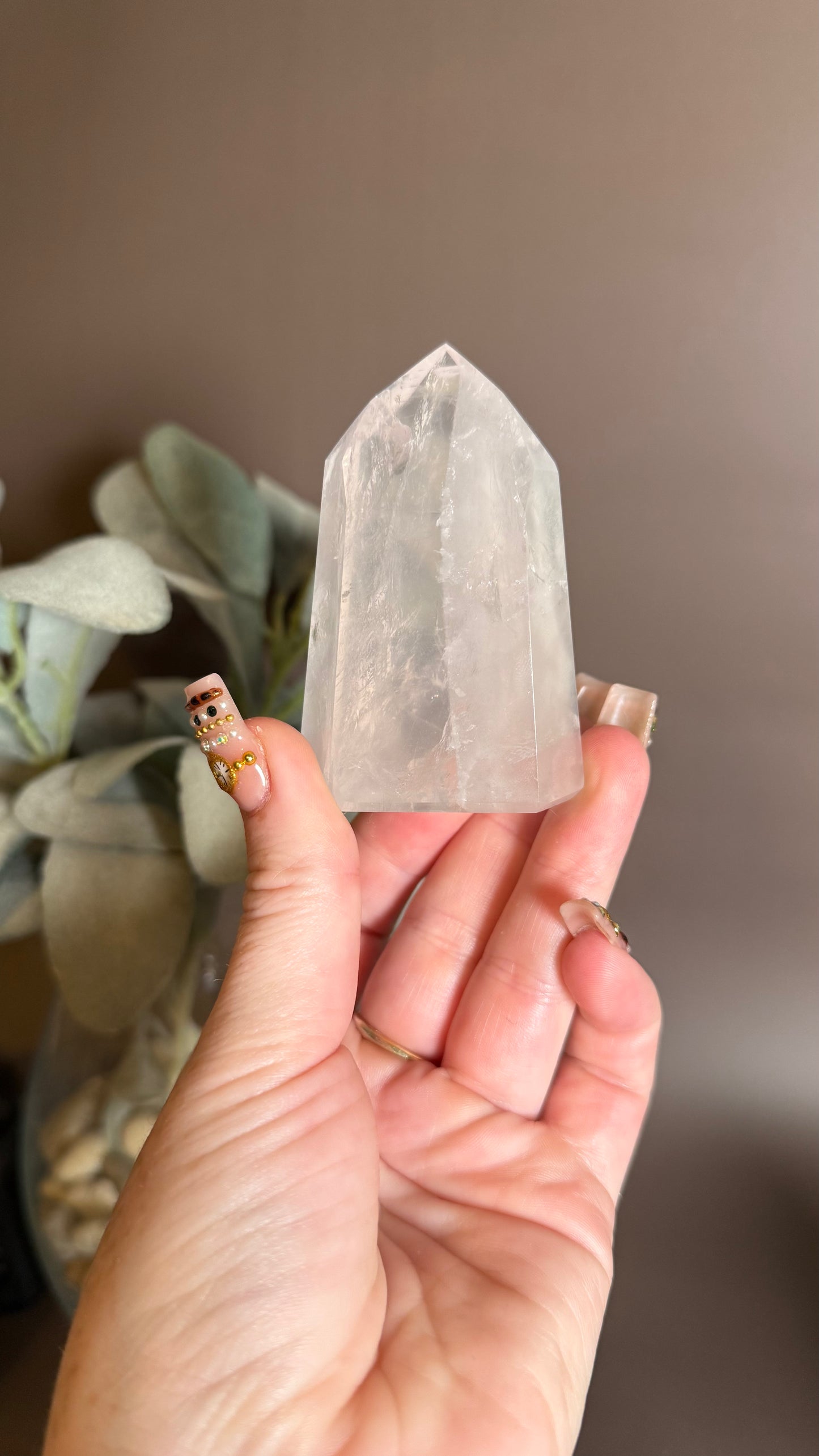 Pink Girasol Quartz Tower #10