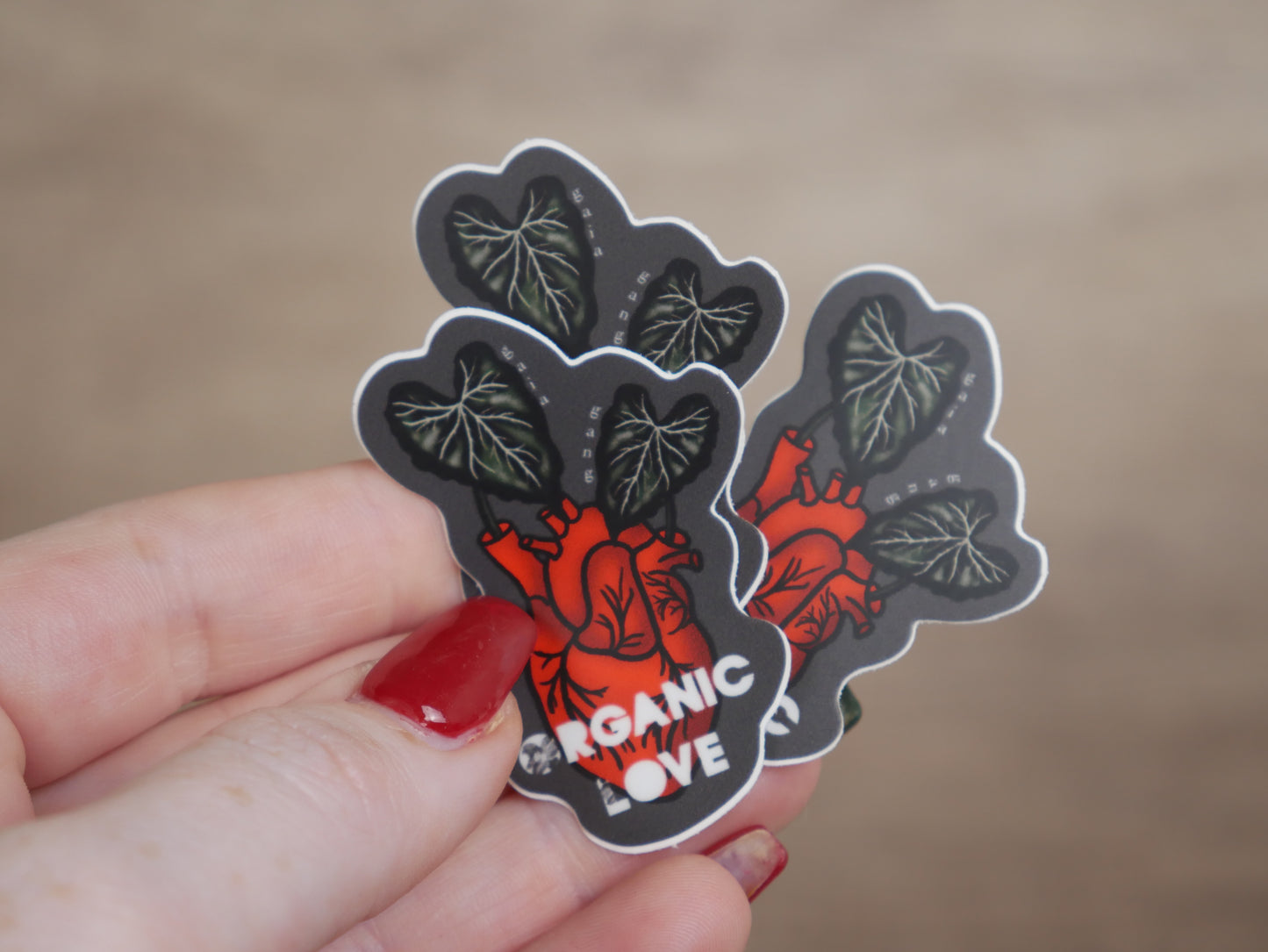 Organic Love Sticker