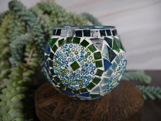 Choose Your Own Candle Scent - Blue Turkish Vessel