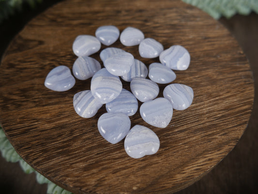 Blue Lace Agate Mini Heart