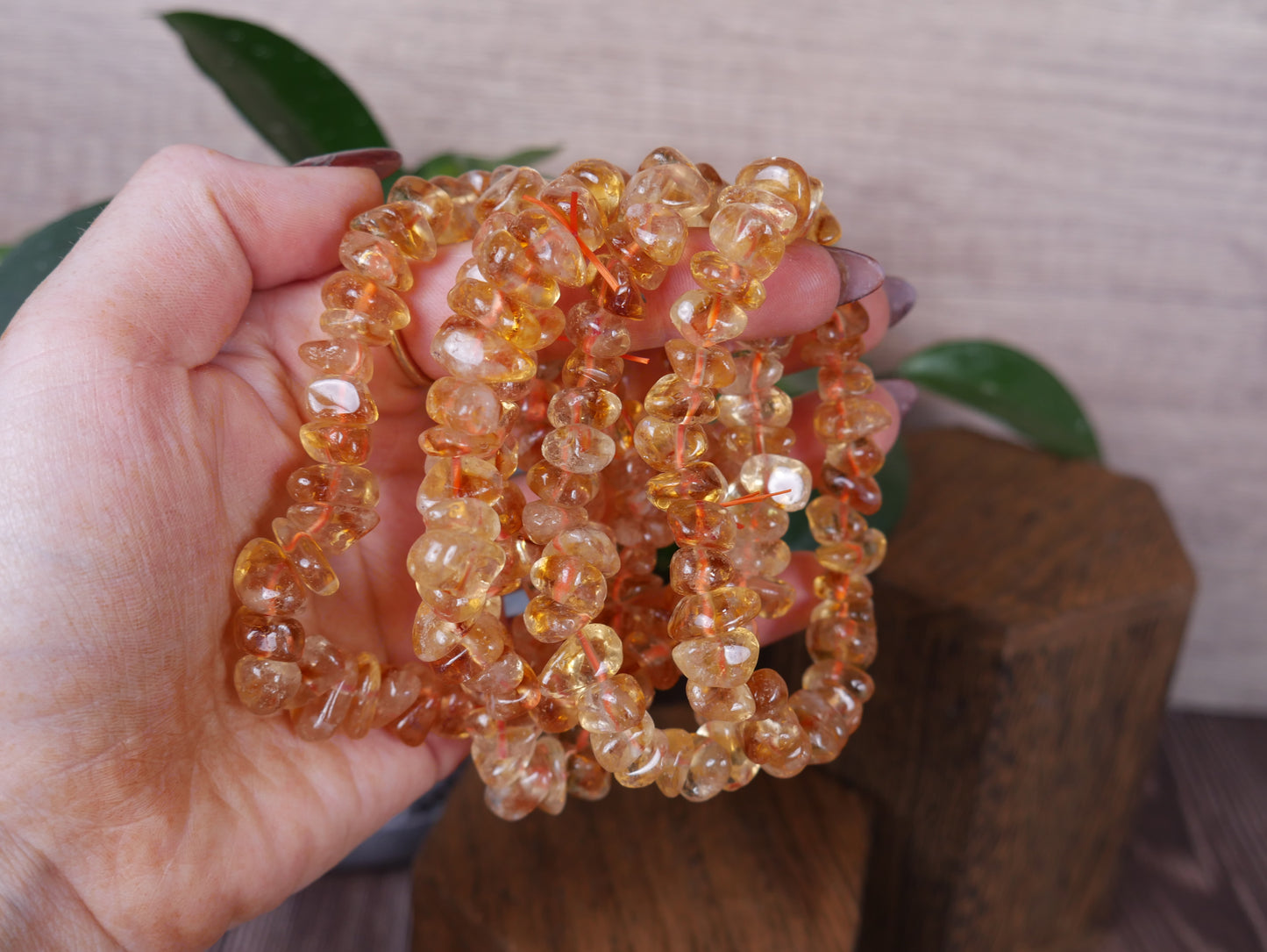 Citrine Chip Bracelet