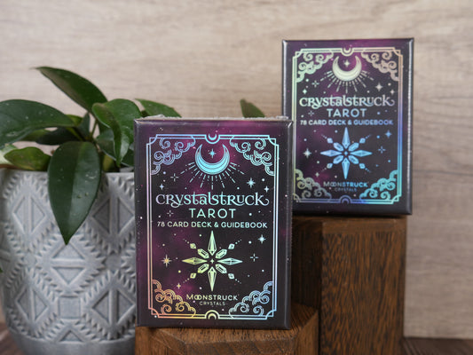 Moonstruck Crystals - Mini Silver Tarot Deck