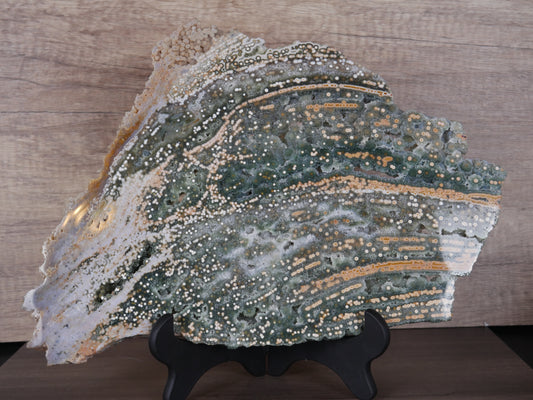 Sixth Vein Ocean Jasper Slab - Collector's Piece