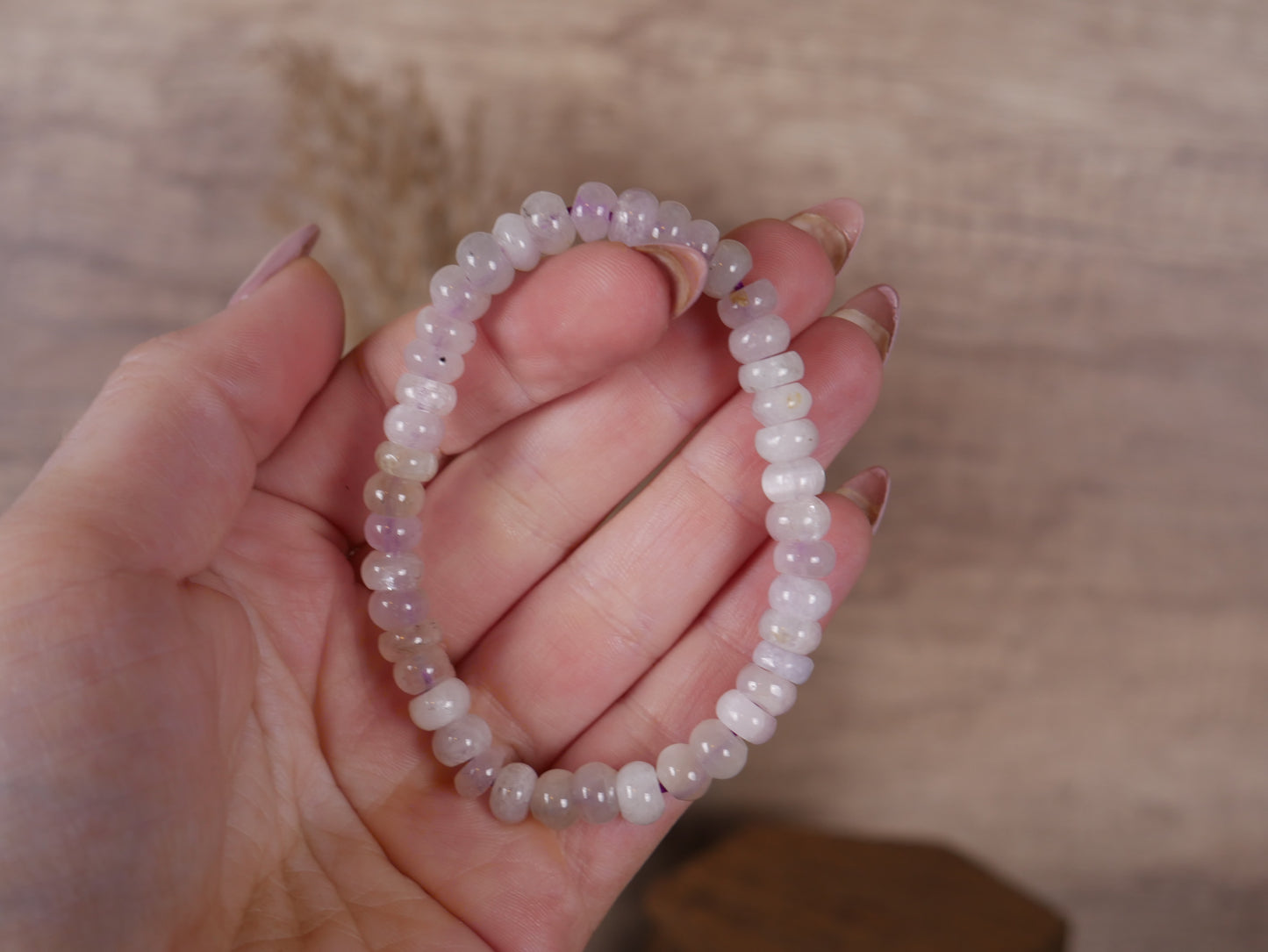 Kunzite Rondelle Bracelet