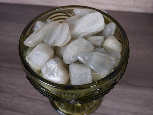 Flashy Green Moonstone Tumble