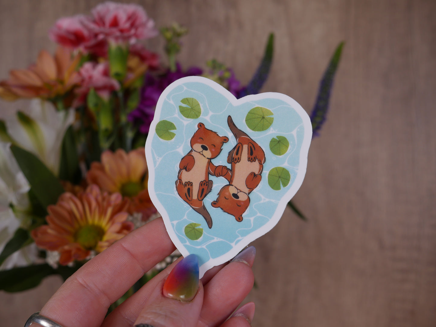 Otter Love Sticker