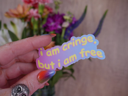 I am Cringe Sticker