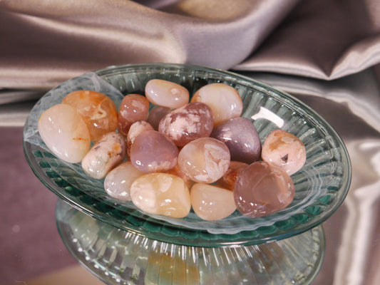 Flower Agate Tumble