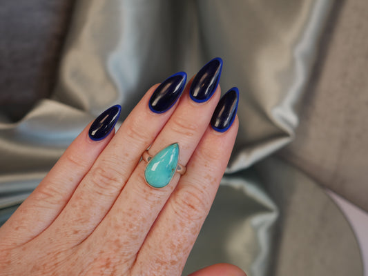 Turquoise Ring - Teardrop