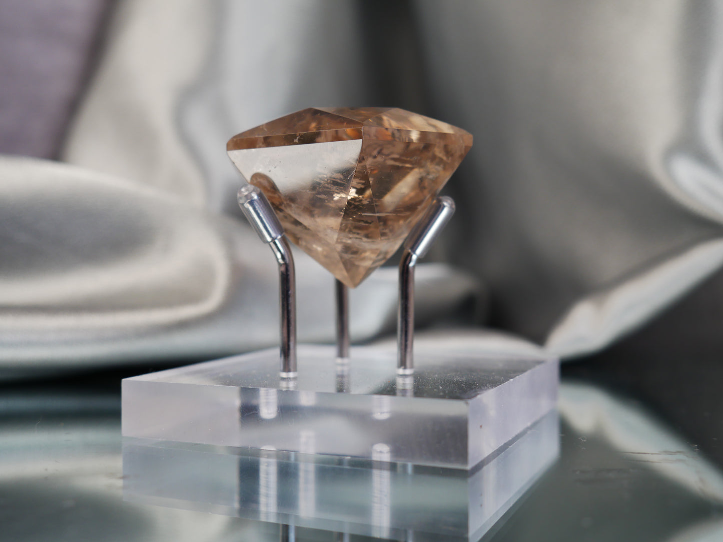 Smokey Quartz Diamond #24