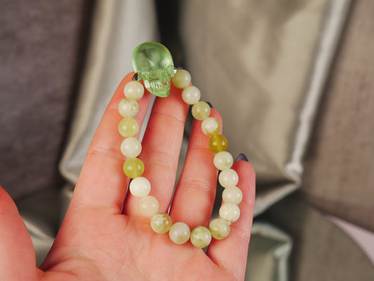 Serpentine & Skull Bracelet