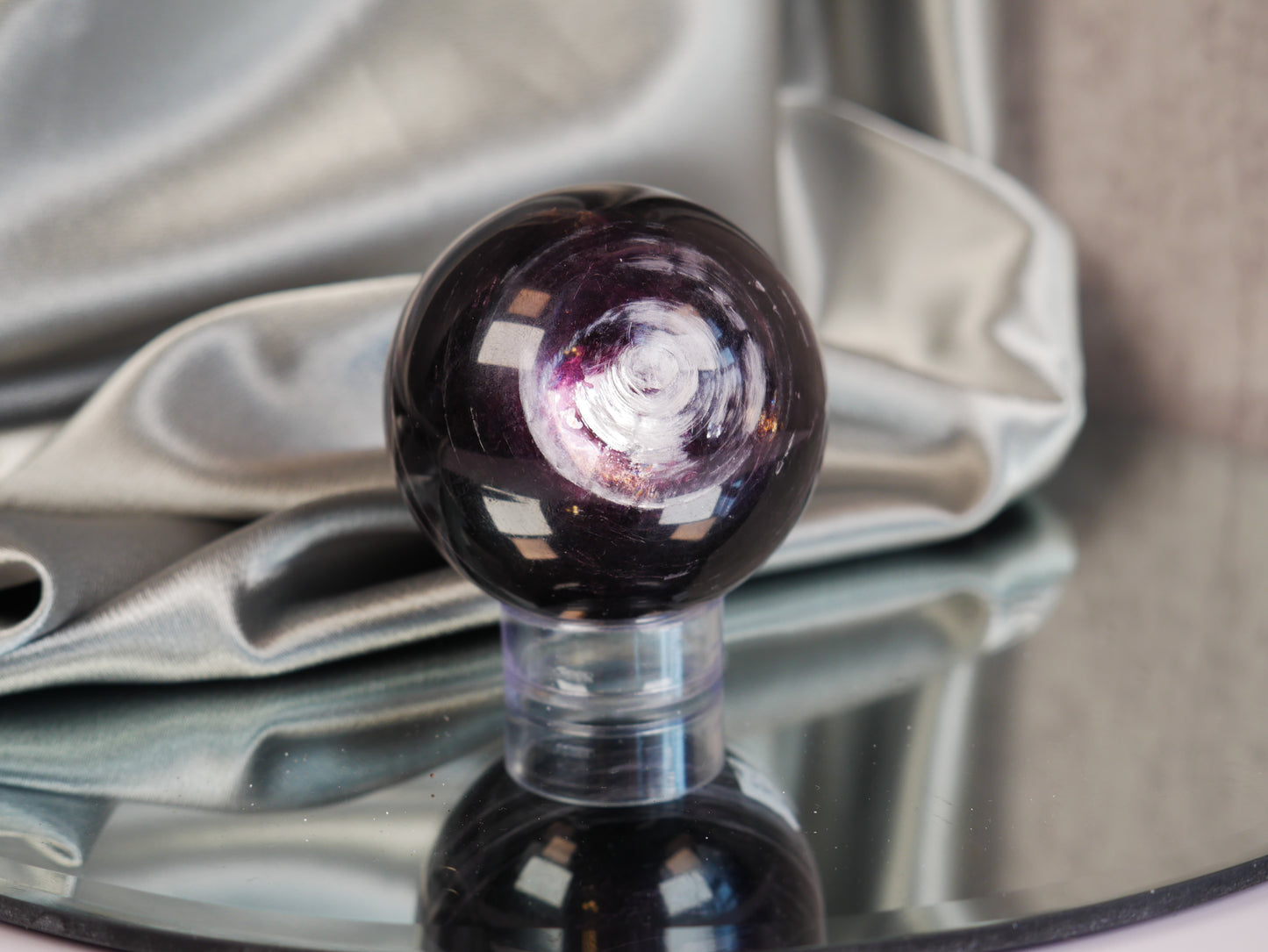 Gem Lepidolite Sphere #3