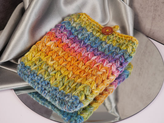 Stitched Stoner - Rainbow Kindle/Book Sleeve