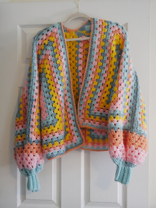 Stitched Stoner - Rainbow Cardigan