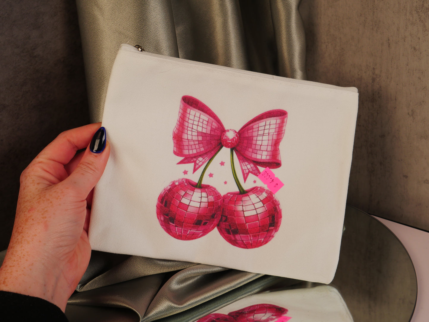 House of Glam Boutique - Disco Cherry Makeup Bag