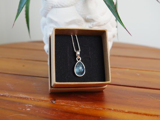 Teal Kyanite Necklace