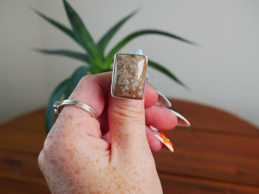 Ocean Jasper Ring