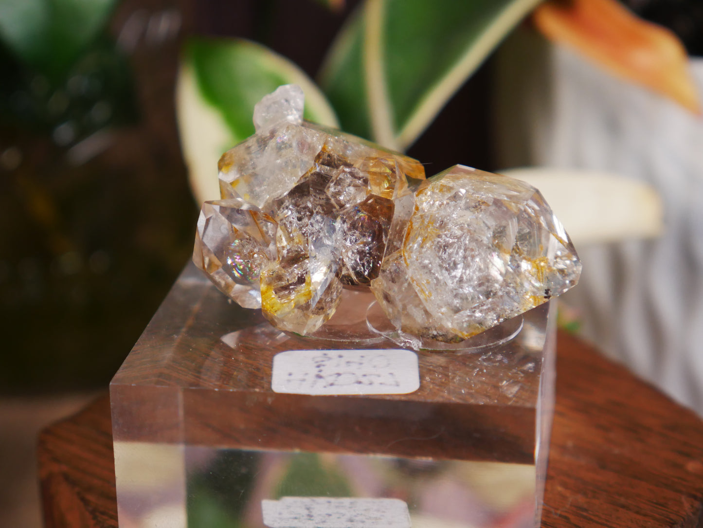 Herkimer Diamond with Marcasite