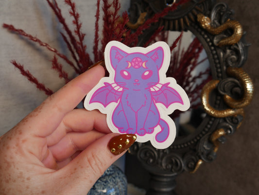 Bat Cat Sticker