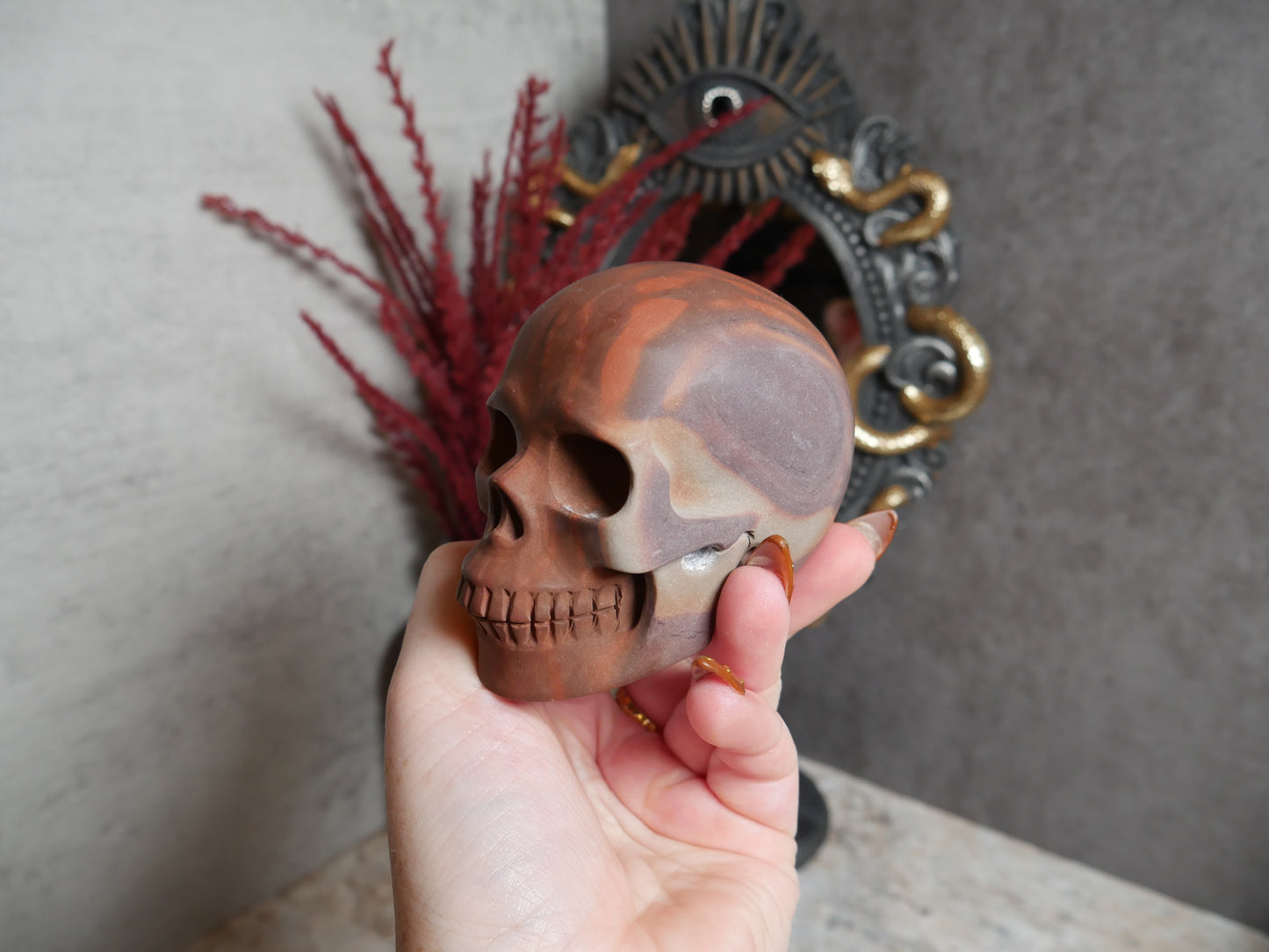Australian Printstone Skull