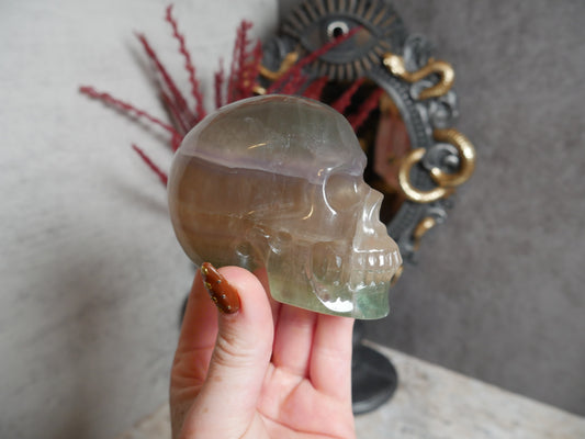 Fluorite Skull