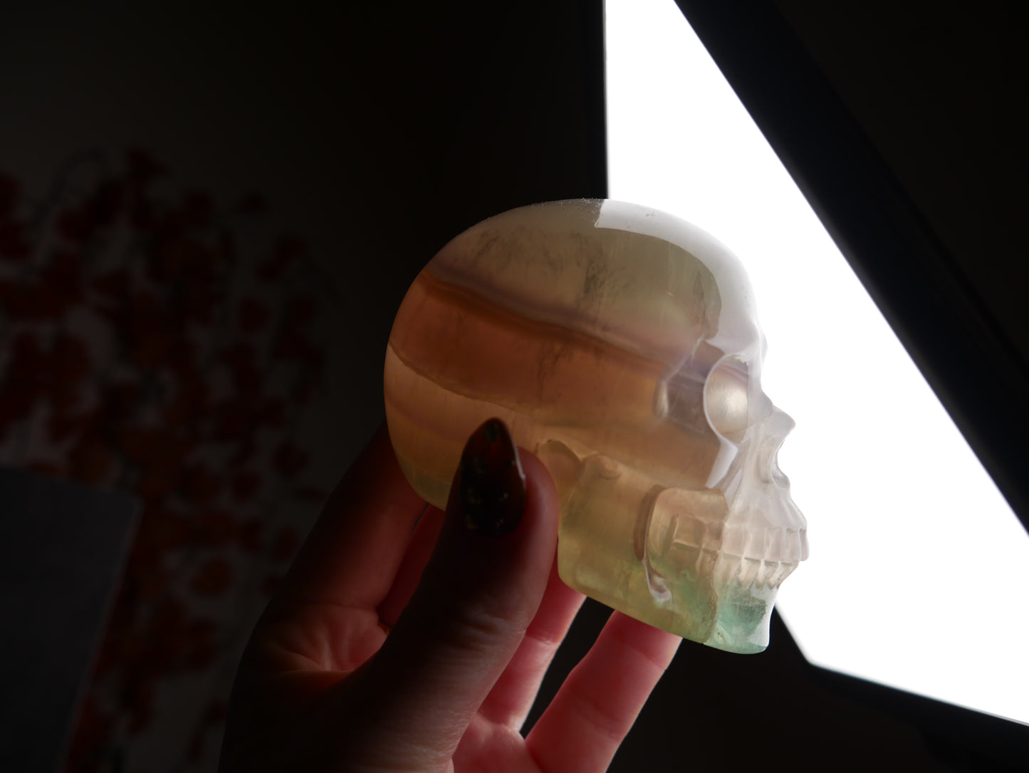 Fluorite Skull