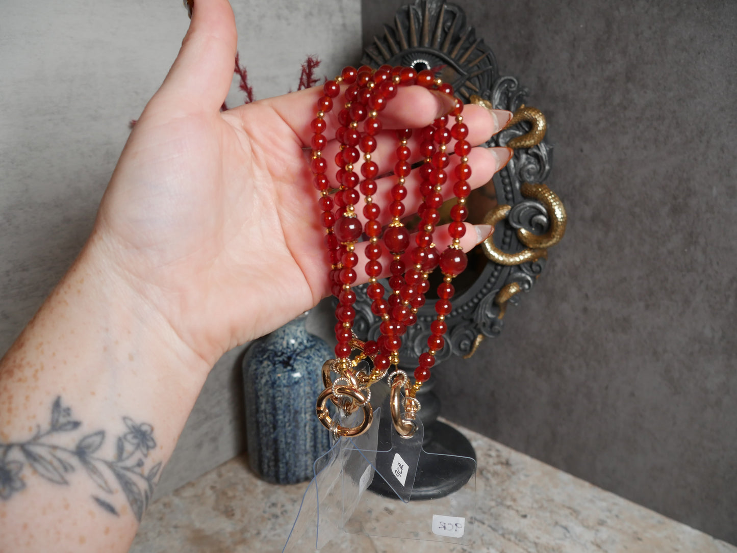 Carnelian Phone Chain