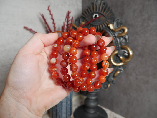 Carnelian Bracelet - 10 mm