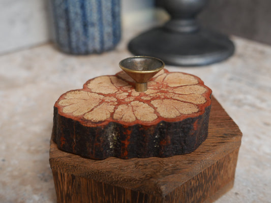 Wooden Sphere Stand