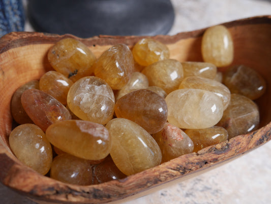 Yellow Fluorite Tumble