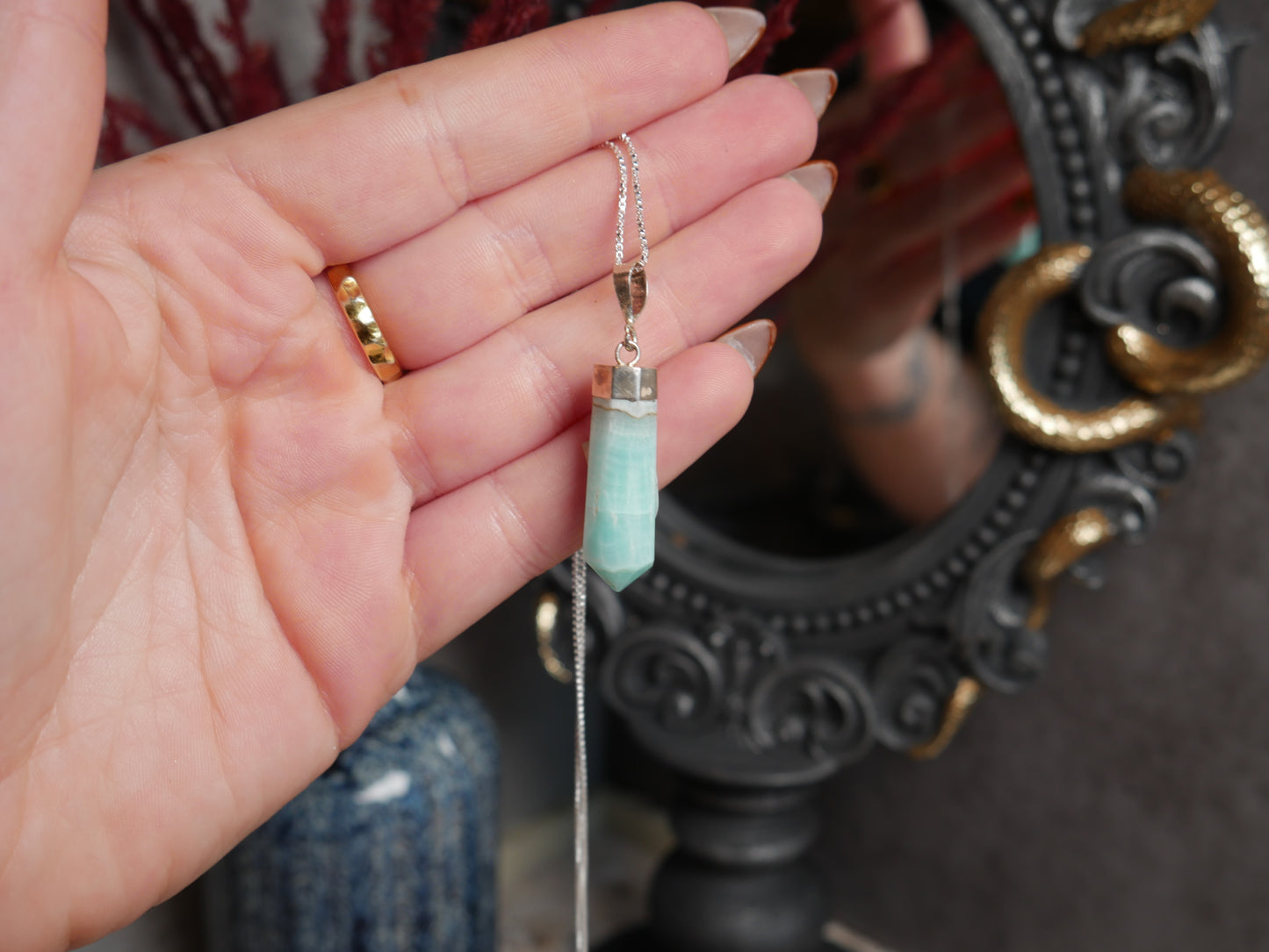 Smithsonite Pendant - H