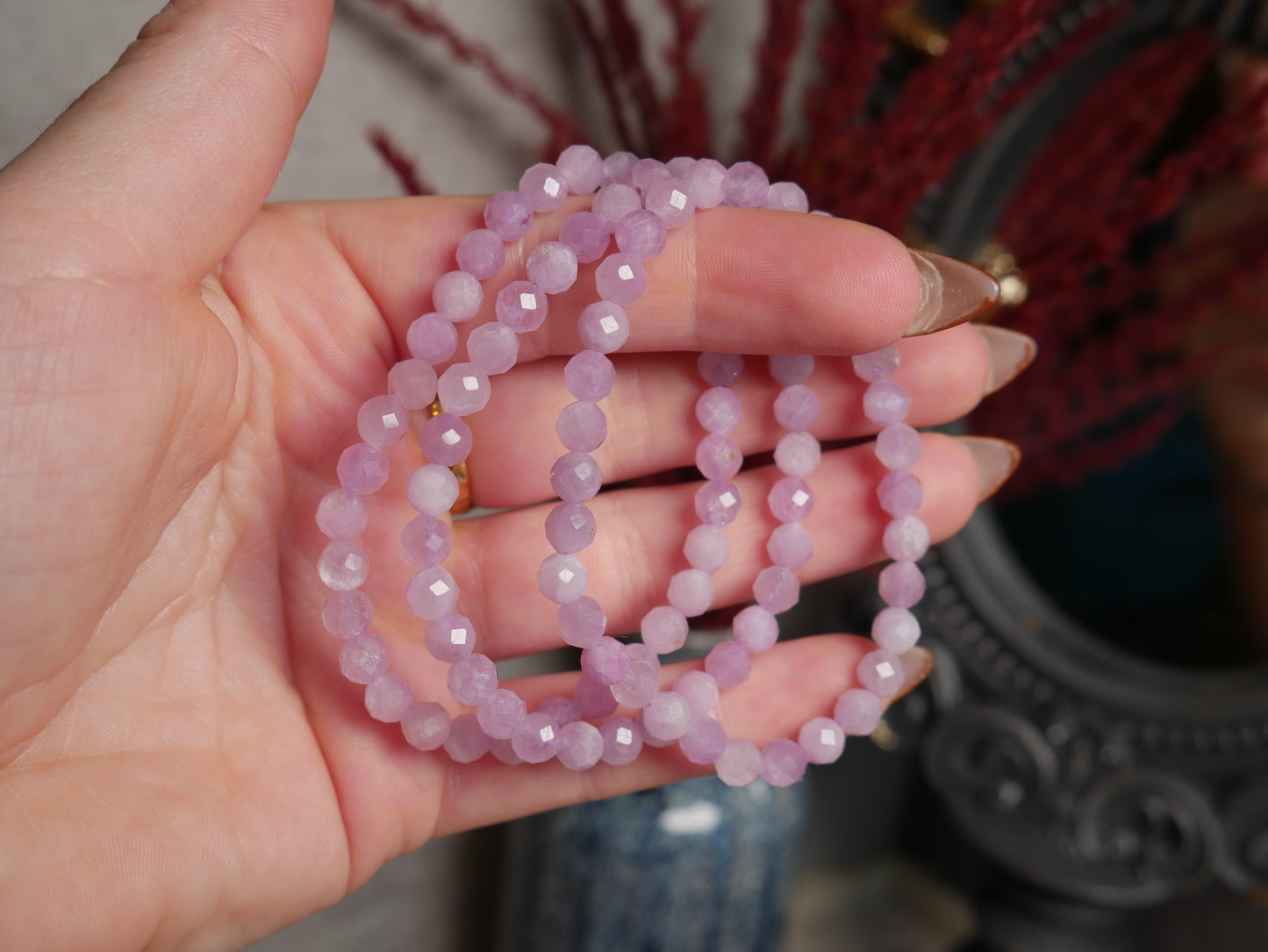 Faceted Kunzite Bracelet