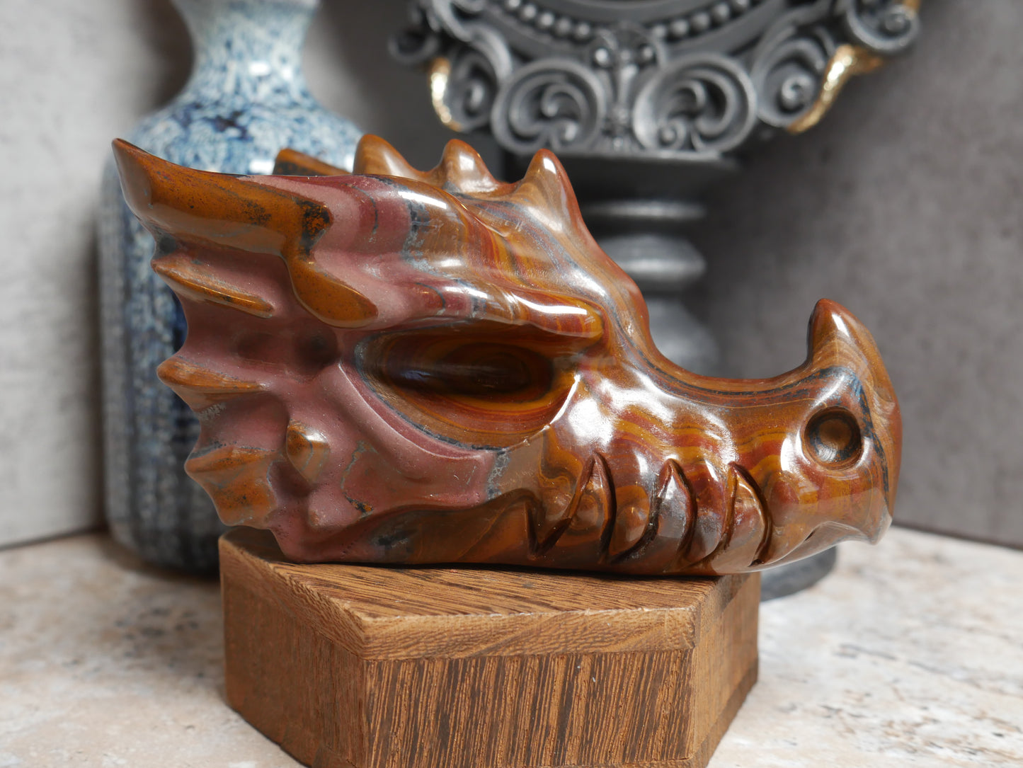 Tiger Iron Dragon Skull
