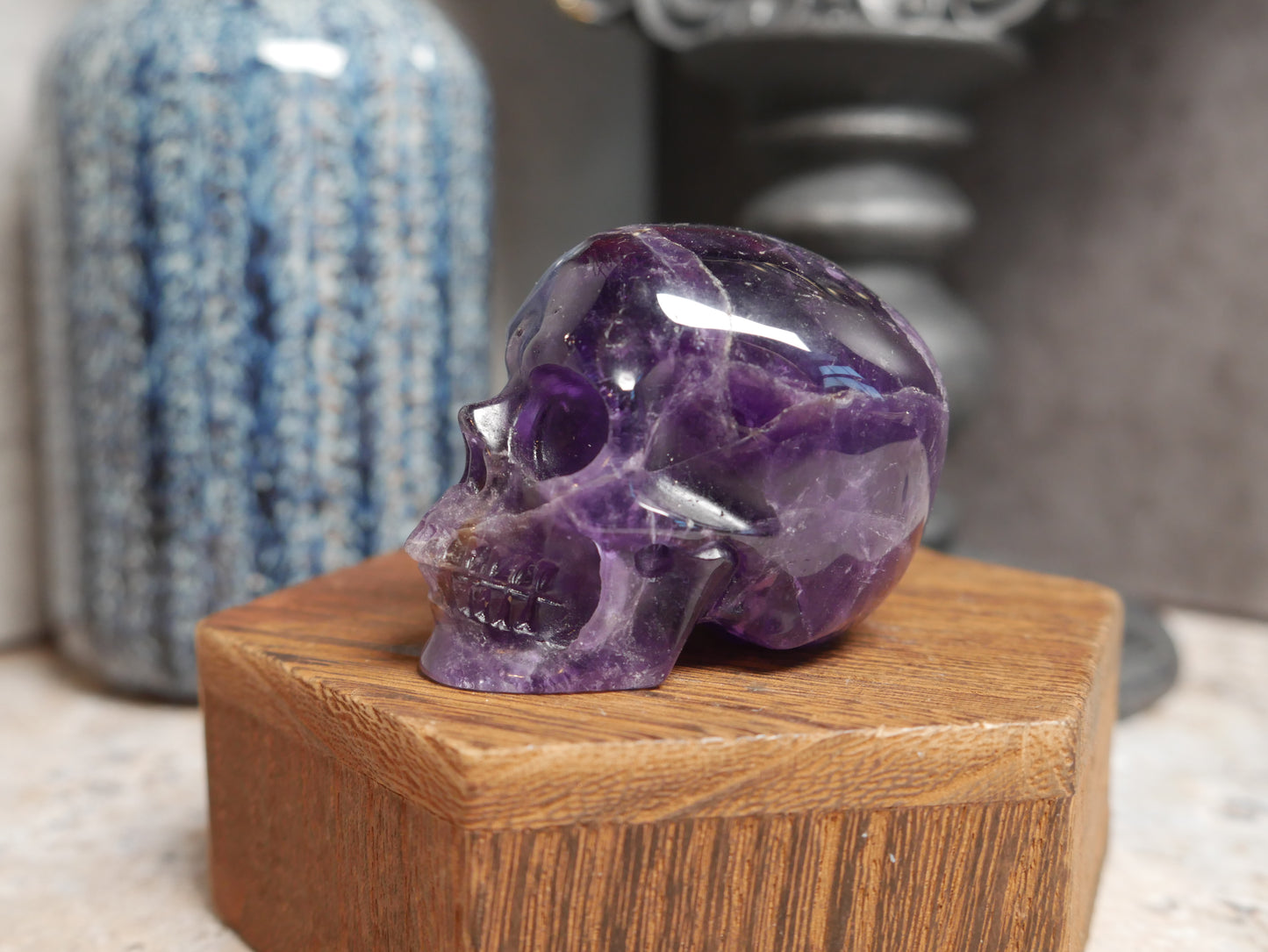 Amethyst Skull