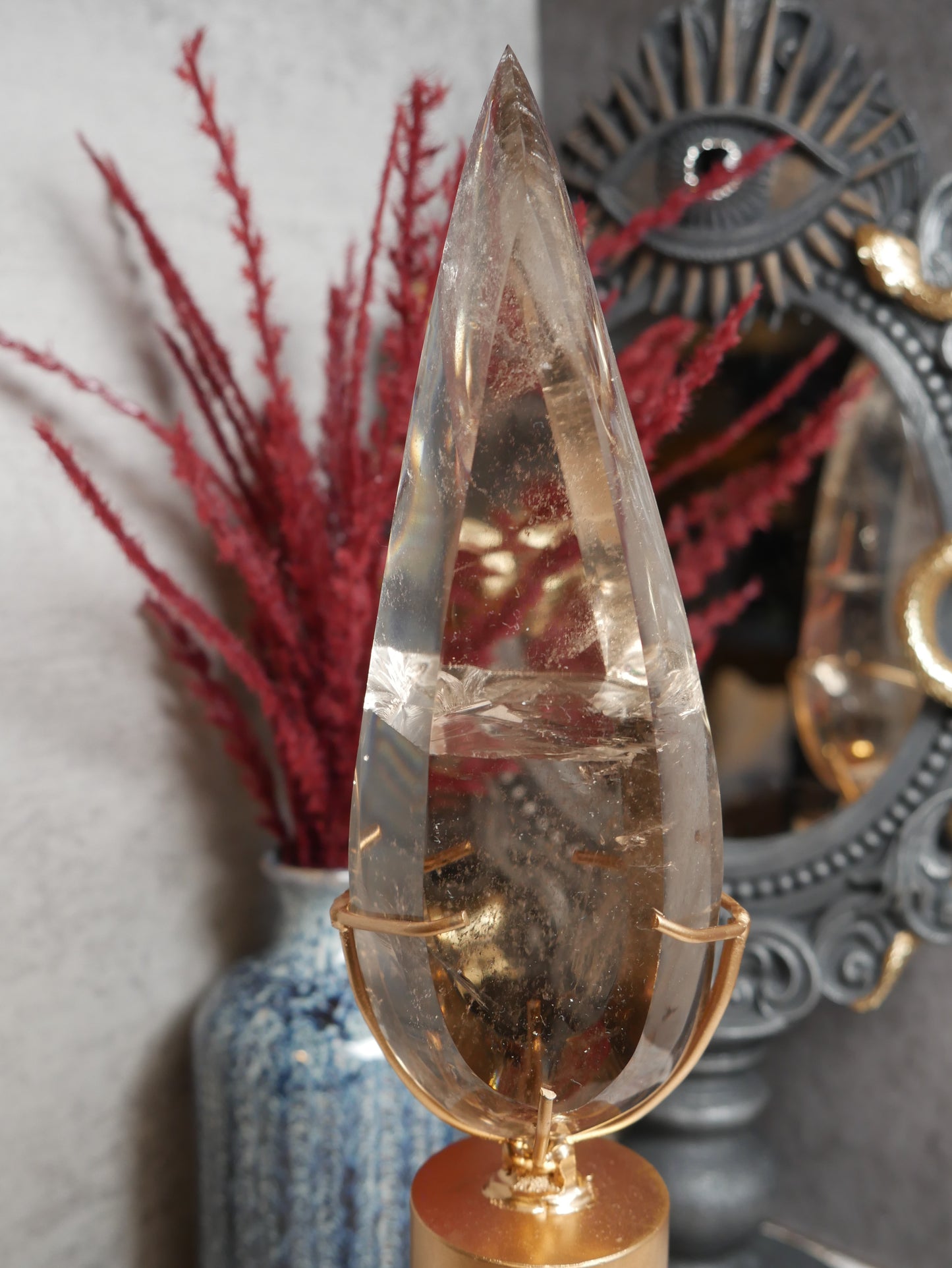 Smokey Quartz Teardrop #1