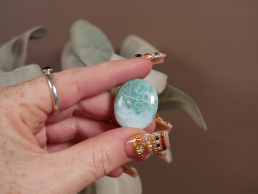 Larimar Pocket Stone #4