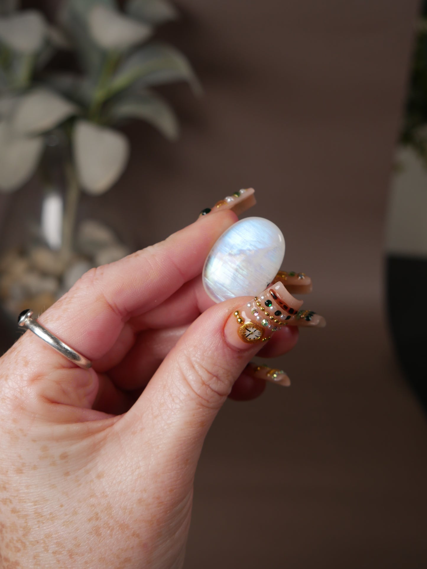 AAA Grade Moonstone Pocket Palm #15