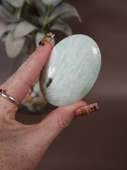 Caribbean Calcite Palm Stone