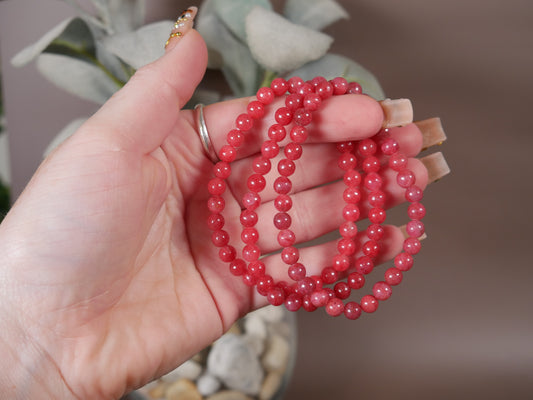 Gel Rhodonite Bracelet
