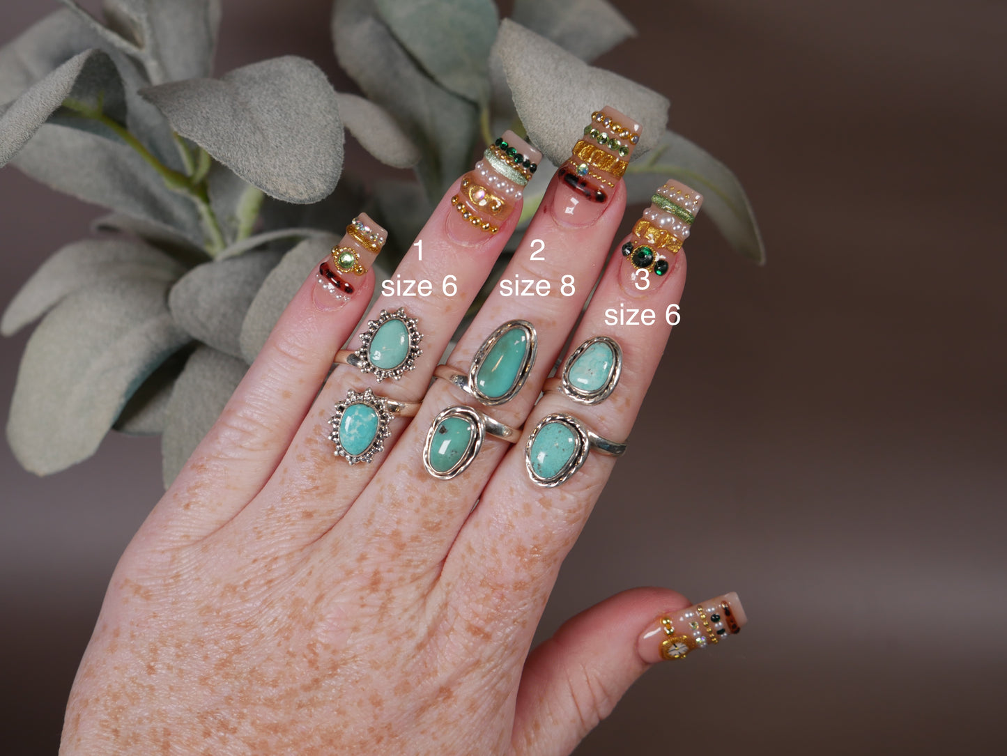 Turquoise Double Ring