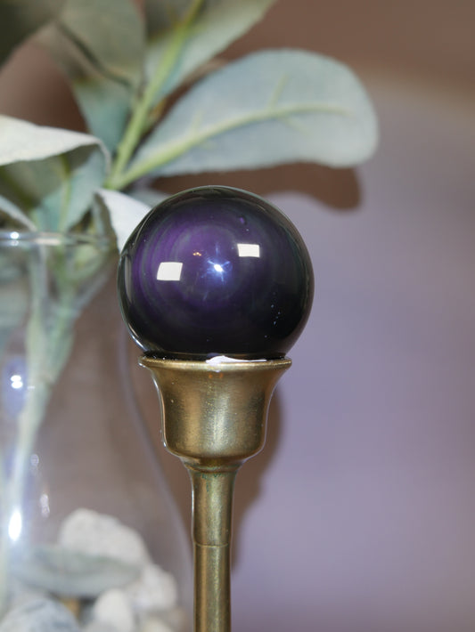 Rainbow Obsidian Sphere #20