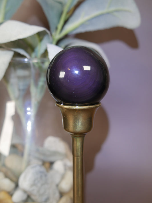 Rainbow Obsidian Sphere #24