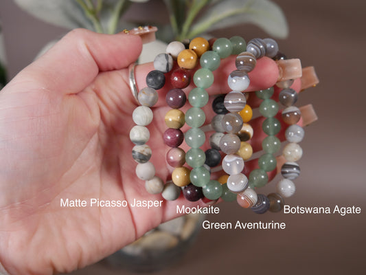 Various Bracelets - 6 inch wrist