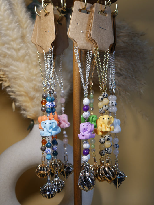 Elephant Car Mirror Decor