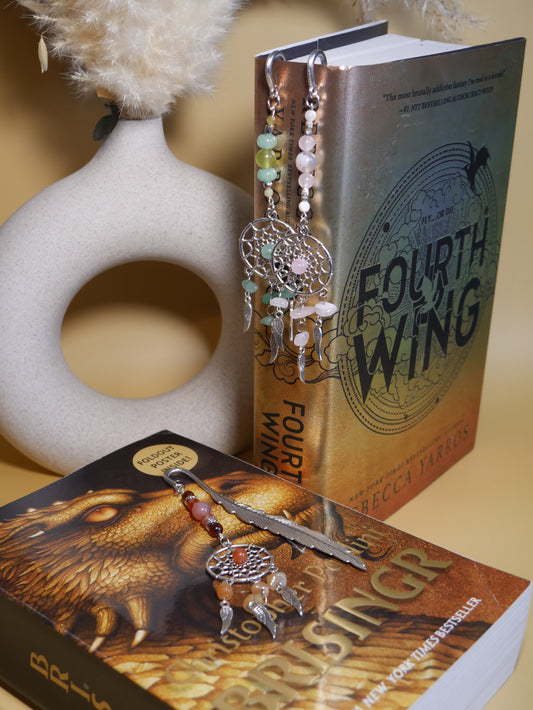 Dreamcatcher Crystal Bookmark