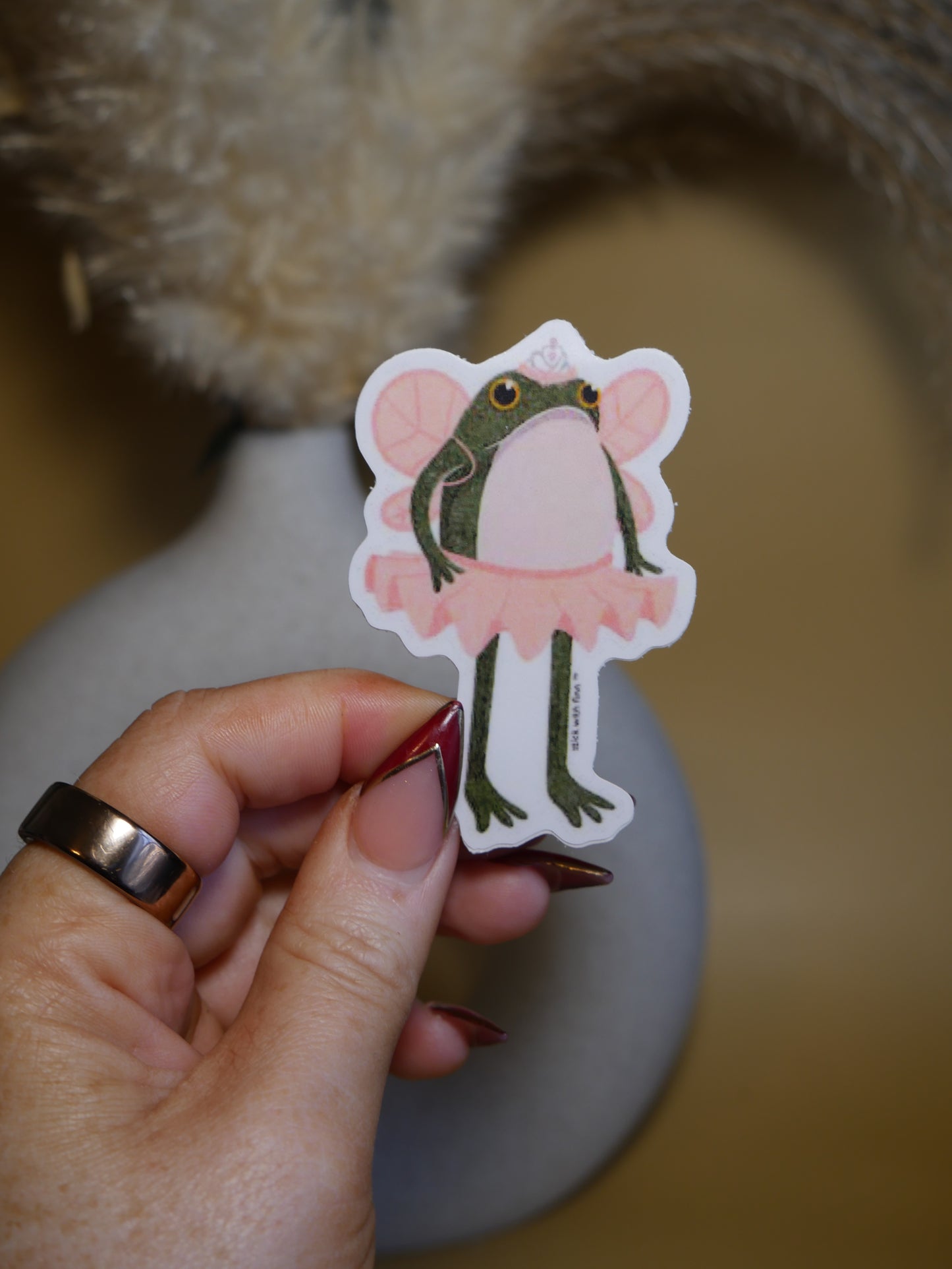 Fairy Frog Sticker